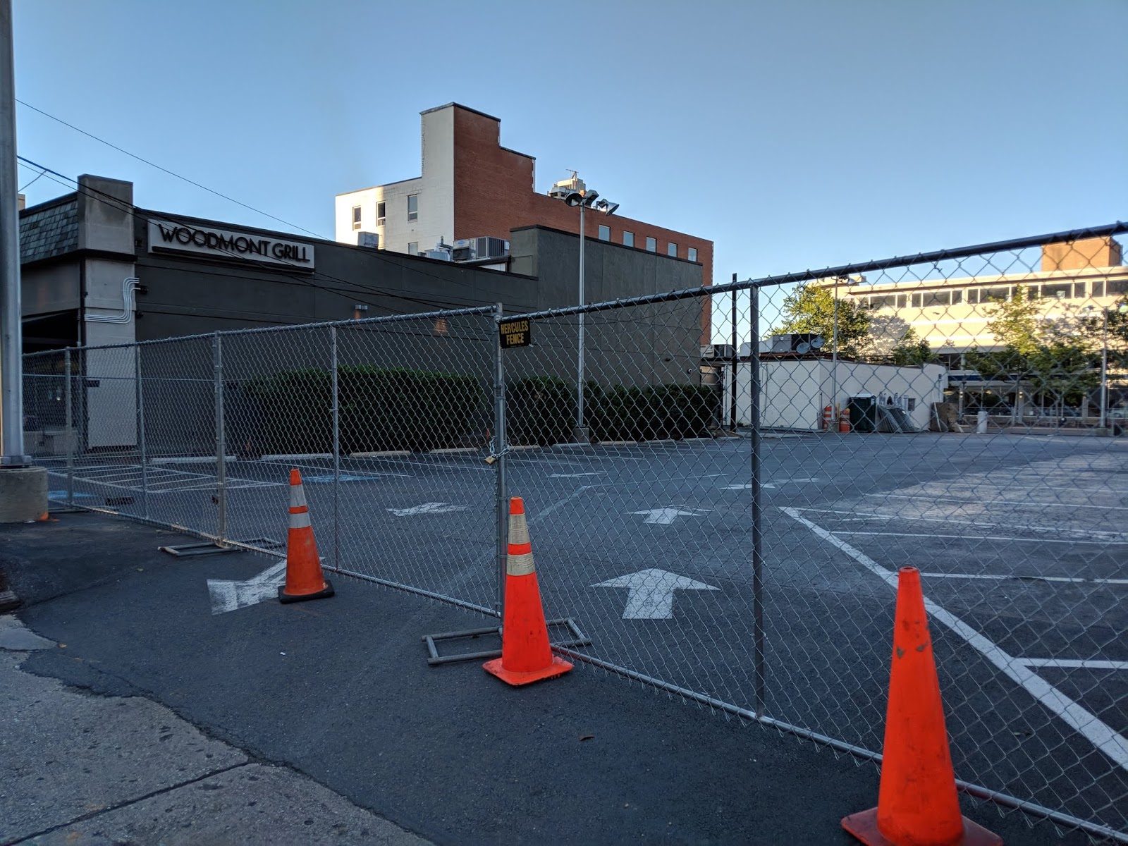 Robert Dyer Bethesda Row Woodmont Grill parking lot shut down (Photos)