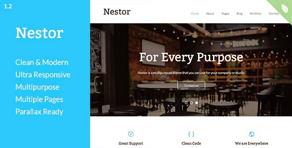 Best New Premium Drupal Theme 2015 Nestor drupal theme