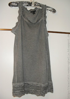Grey Top with riffles