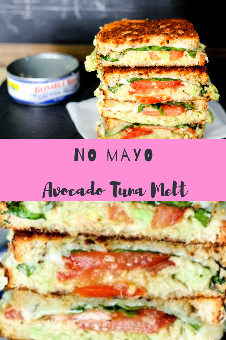 No Mayo Avocado Tuna Melt Recipe