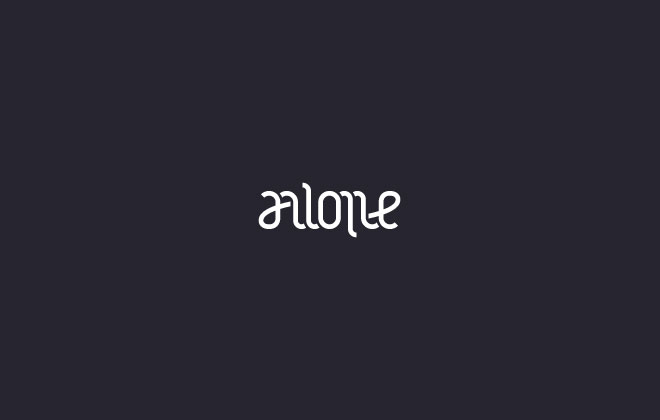 Alone Ambigram Pengertian Ambirgam, Inspirasi Desain Logo Ambigram - Alone Ambigram