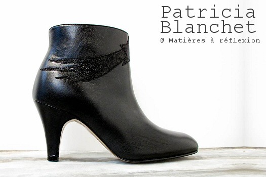 Patricia Blanchet boots Chinaski noires