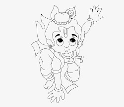krishna lord drawing coloring line pages pencil sketch template bhagavat chintan bhikaji das