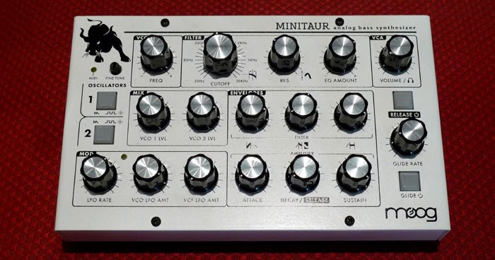 MATRIXSYNTH: White Moog Minitaur Analog Bass Synth Rev 2