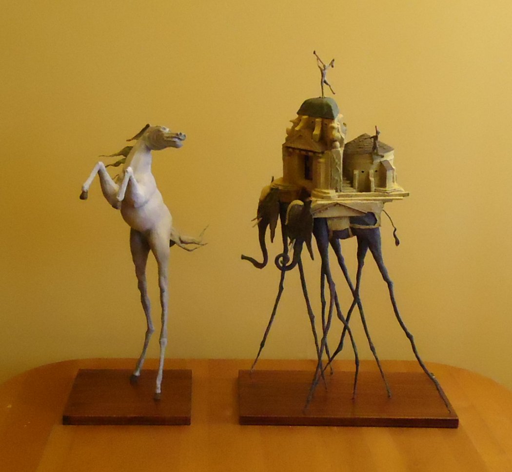 Salvador Dali Kuszenie świętego Antoniego Modelarstwo: Salvador Dali - Kuszenie św. Antoniego - cz.1