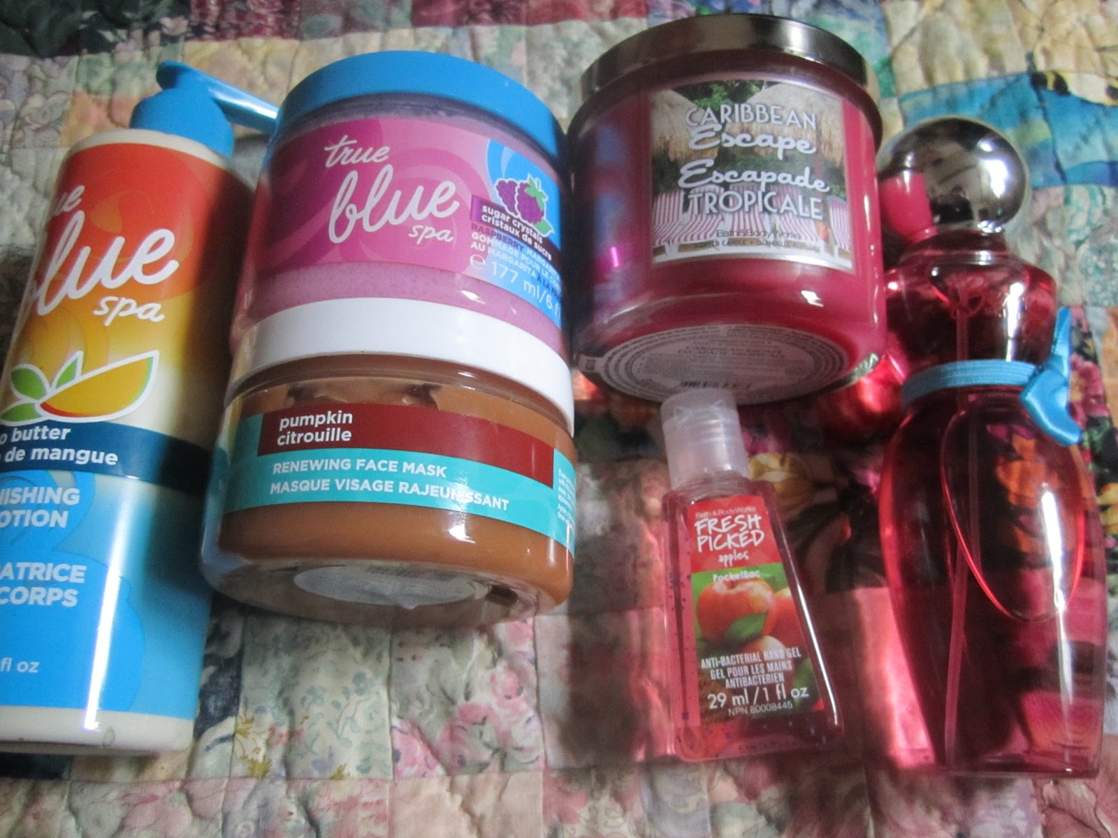 Bath & Body Works Haul True Blue Spa + Berry Flirt + Fresh Picked