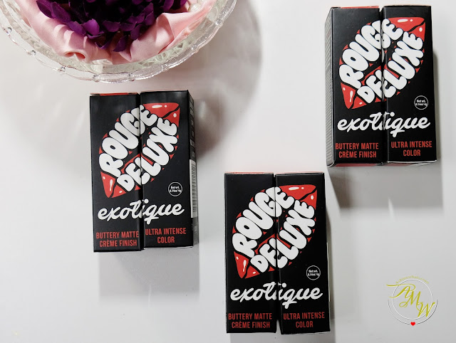 a photo of Snoe Rouge Deluxe Exotique Lipsticks Review by Nikki Tiu of www.askmewhats.com