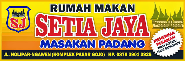 DESAIN SPANDUK RUMAH MAKAN PADANG file Cdr Djago Desain