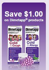 Dimetapp Cold &amp; Cough is YOUR Child's Cold Reliever!