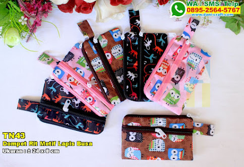 Dompet Rit Motif Lapis Busa