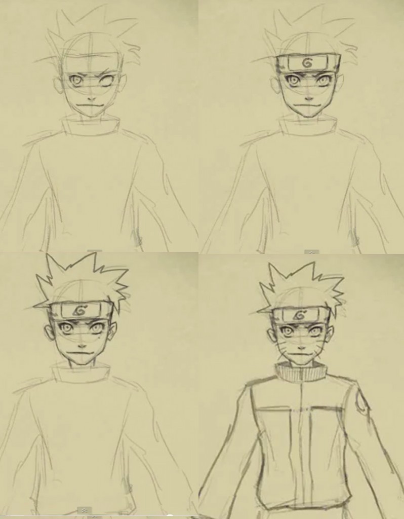 Belajar Menggambar: Cara Menggambar Naruto
