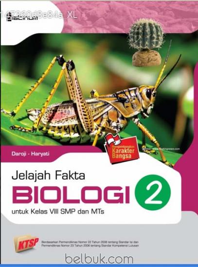 Jelajah Fakta Biologi untuk Kelas VIII SMP dan MTs (KTSP) (Jilid 2)