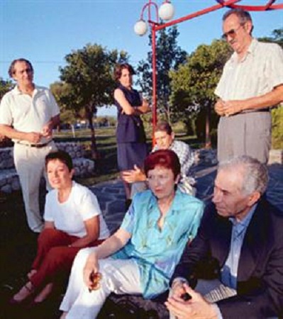 De Derecha a izquierda en la foto: Alejando Nicotra, Tita Esber, Nene Funes, Rafael Horacio López,