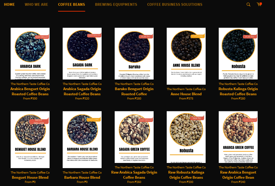 coffee bean flavors