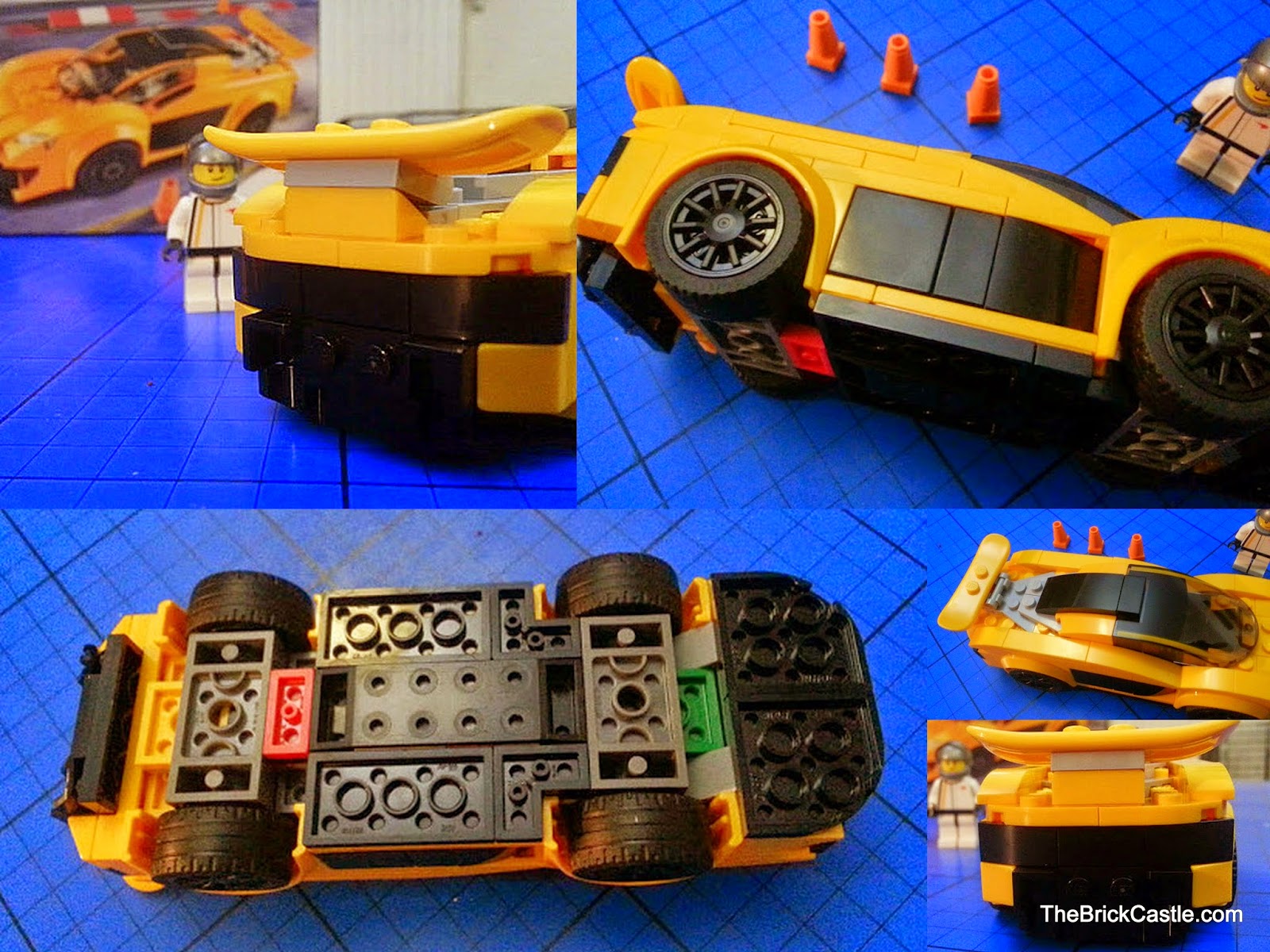 LEGO Speed Champions McLaren P1 set 75909 build complete underside