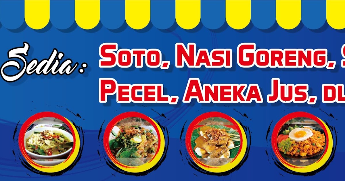 Contoh Spanduk Makanan Cdr desain spanduk keren