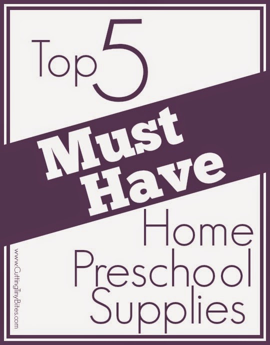 Top 5 must have homeschool preschool supplies. Don't get overwhelmed-- just start with a few quality resources.