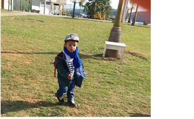 cachecol cachecol infantil azul