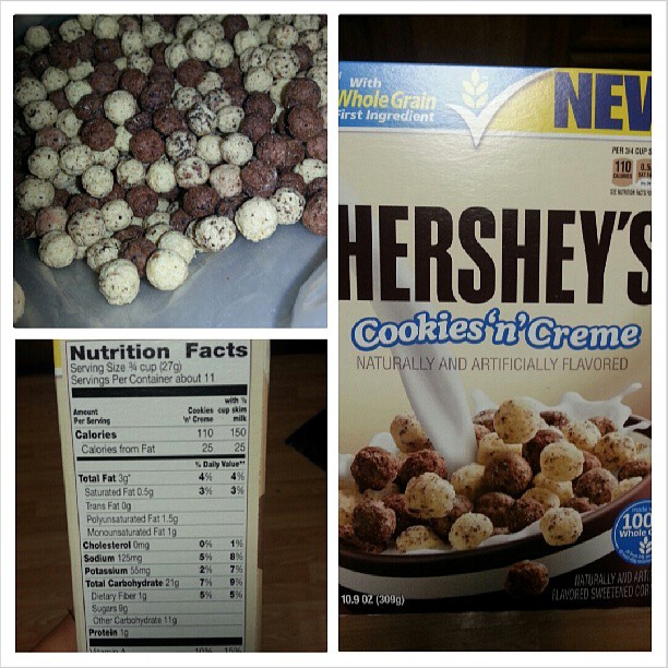 Shannon's Lightening the Load Hershey’s Cookies ‘n’ Creme Cereal Shannon's Lightening the Load Hershey’s Cookies ‘n’ Creme Cereal