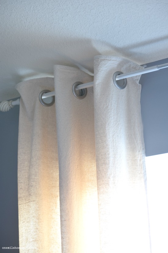 Quick and easy tips for how to add grommets to DIY curtains