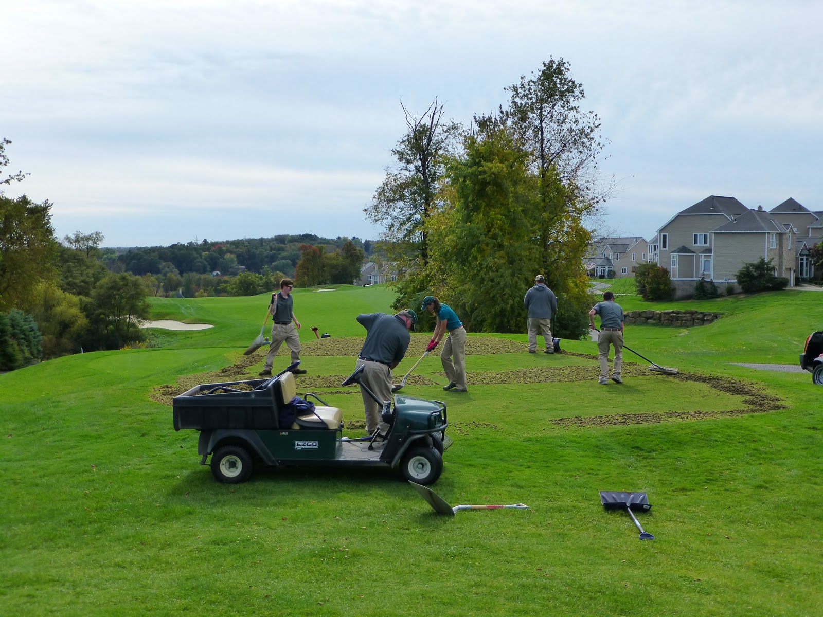 Diamond Run Golf Course Maintenance Aerification Update
