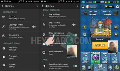 Cara Menampilkan Wajah Saat Merekam Game Android Cara Menampilkan Wajah Saat Merekam Game Android