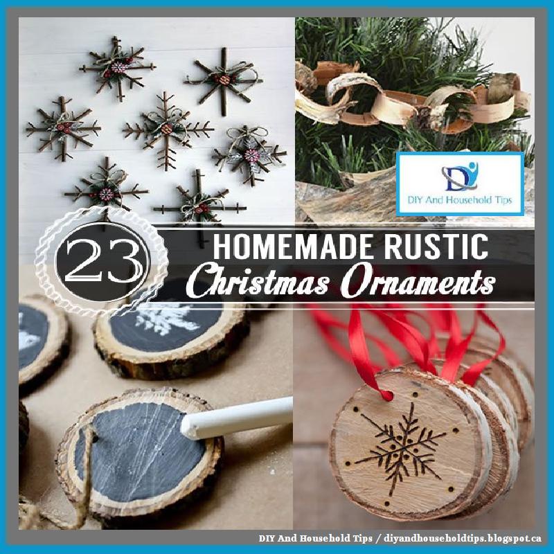 DIY And Household Tips: 23 Homemade Christmas Ornaments