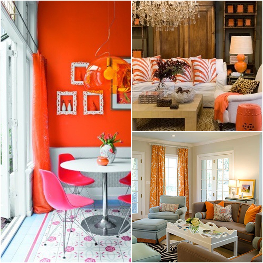 Whimsical World of Laura Bird: Orange Interiors