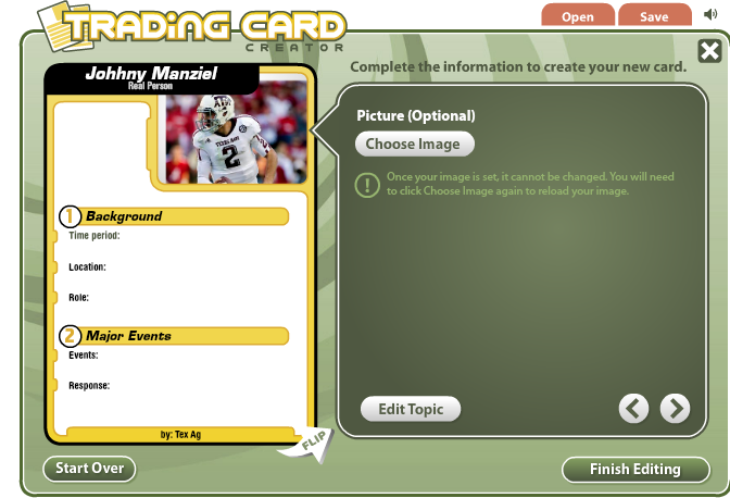 card editor techy things teachers should try trading card creator card editor techy things teachers should try trading card creator