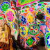 Elephant Colored in Colors of Holi Festival 2014