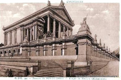 Le temple de Vasso au sommet du Puy-de-Dôme