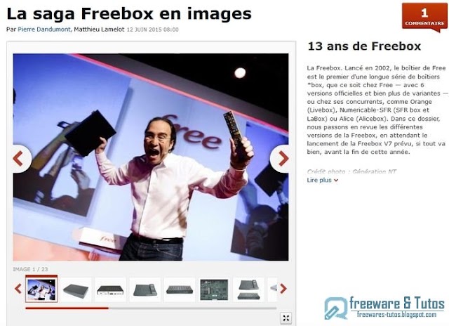 Le site du jour : rétro Freebox, 13 ans déjà !