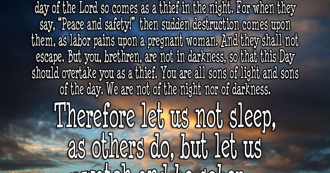 God'sBigShow Ulf Christiansson Like a Thief in the Night