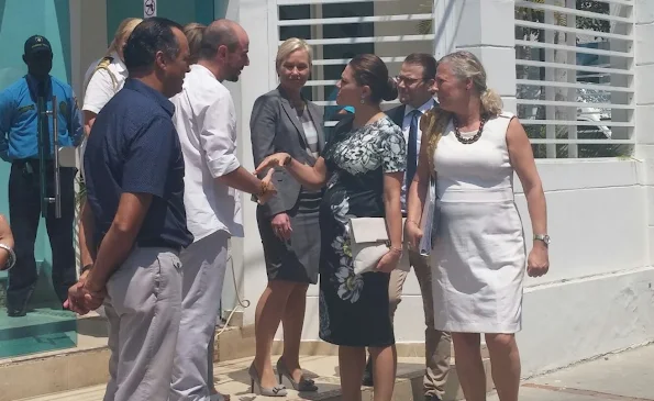 Crown Princess Victoria of Sweden and Prince Daniel arrived to Agencia Colombiana para la Reintegración (Agency for Reintegration) in Cartagena, Colombia.