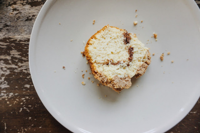 Beats and Bites: Macarons, Coffee Cake, and Crêpes. "No jaunt down memory lane is complete without food. Or more specifically, lots of different types of pastries." Click here to read more, or pin and save for later. #food #playlist #baking #coffeecake