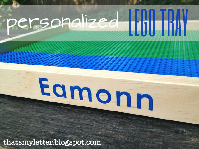 personalized lego tray