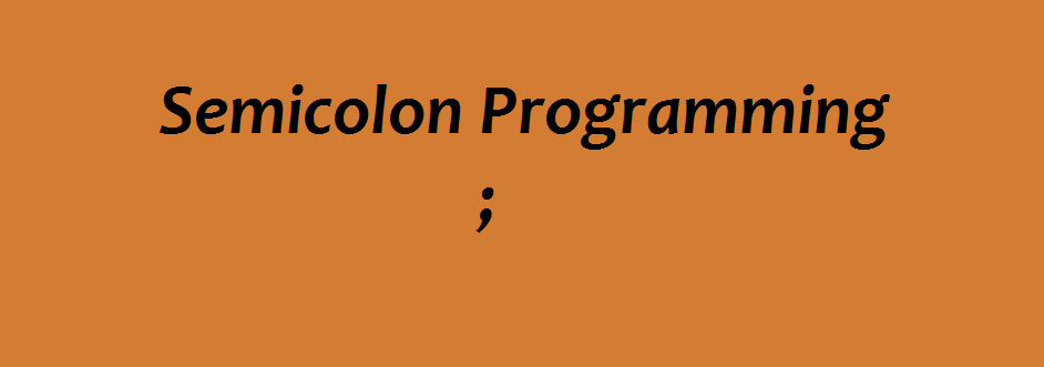 Semicolon Programming C Programming Keywords And Identifiers semicolon-programming-c-programming-keywords-and-identifiers