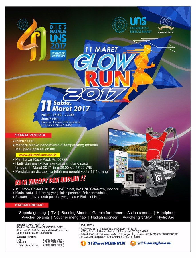 11 Maret Glow Run • 2017 11 Maret Glow Run • 2017