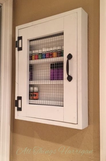 All Things Harrigan Diy Essential Oil Storage Cabinet