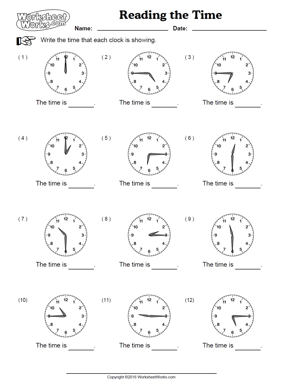 BLOG EDUKACYJNY DLA DZIECI: THE TIME - CZAS