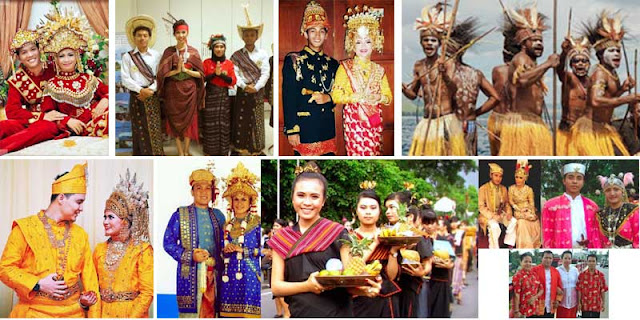 Gambar Pakaian adat Indonesia