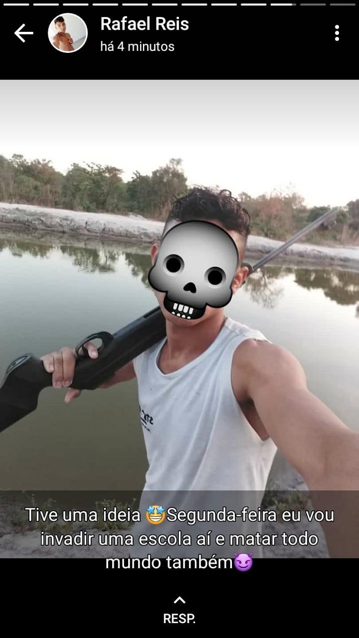 Jovem delinquente é preso por ameaçar invadir escola para matar estudantes no Maranhão