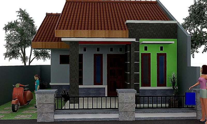 43+ Gambar Rumah Minimalis Sederhana Sekali, Paling Top!