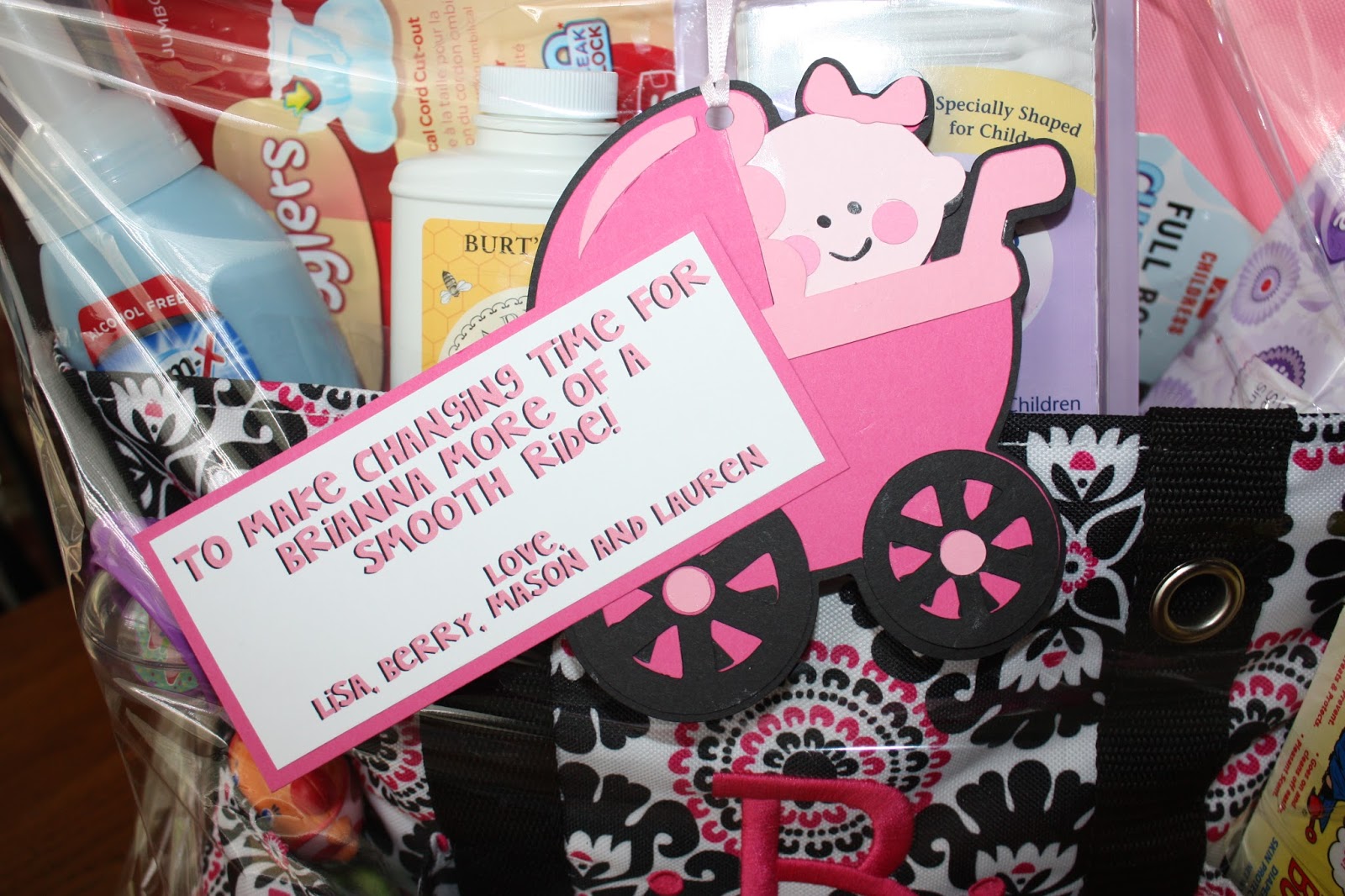 Life With My Ginger Snaps Baby Shower Diaper Bag Gift Basket