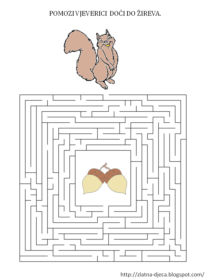 Zlatna Djeca Uz Prvi Dan Jeseni Radni Listovi