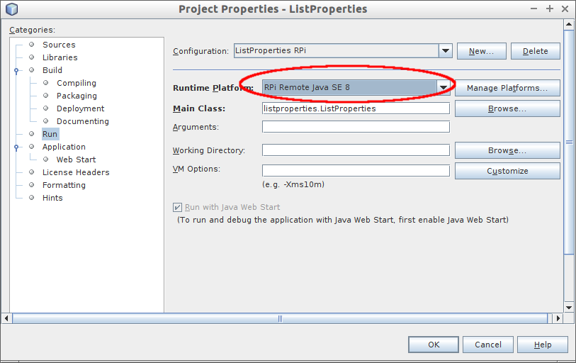 Hello Raspberry Pi: Set up Java SE 8 Remote Platform on Netbeans 8 for ...