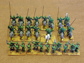 A horde from the dead-sea bottoms of Barsoom. 15mm figures from Peter Pig.