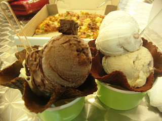 Food of the day! Debonair's Chicken Pizza and Hans and Rene's Ice cream Food of the day! Debonair's Chicken Pizza and Hans and Rene's Ice cream