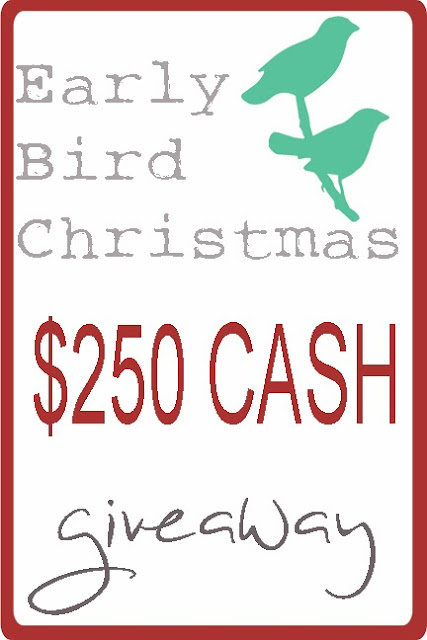 Early Bird Christmas Cash Giveaway at Love Grows Wild!