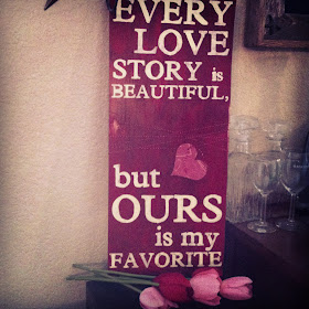 Simply Inspired: Handmade Crafts: Valentine's Day Wood Sign